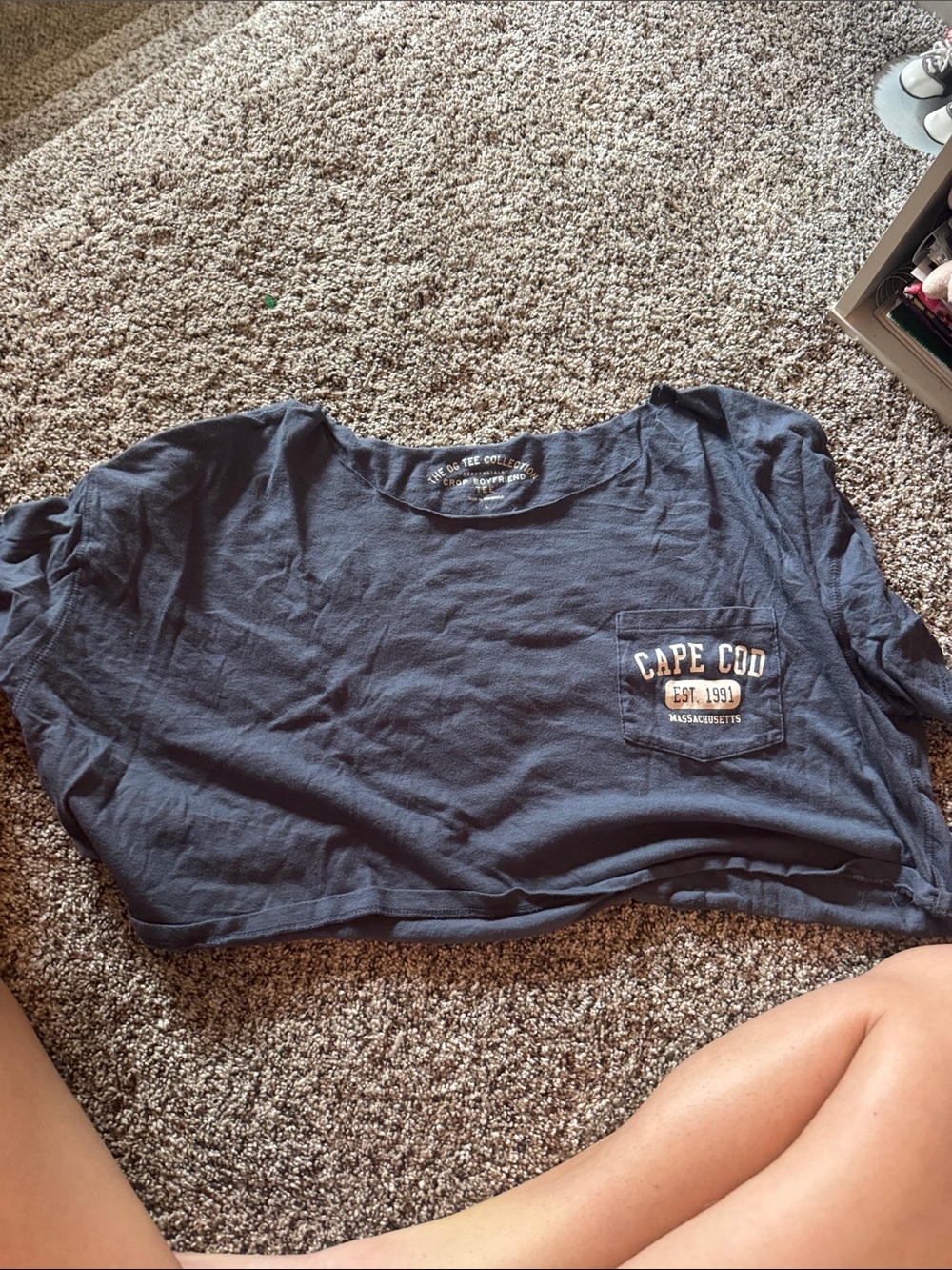 Cape Cod Navy Pocket Tee - Women's Casual Top